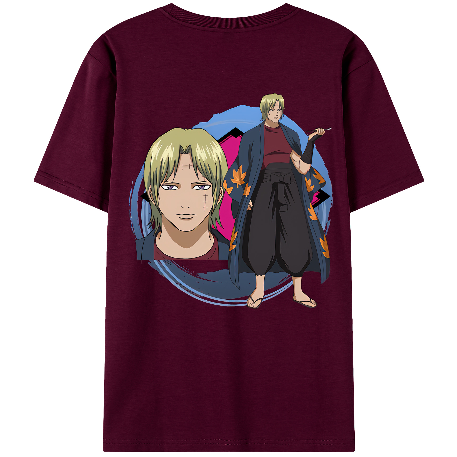 （画像用） ぎんたま 坂田銀時（さかたぎんとき） 神楽 志村新八（しむら しんぱち） GINTAMA Sakata Gintoki Kagura Shimura Shinpachi レディース半袖Tシャツ(バックプリント)